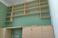 Bibliothèque de bureau en contreplaqué