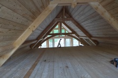mezzanine sous charpente